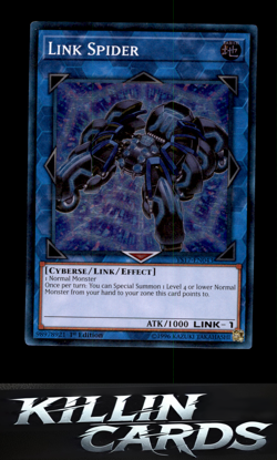 1st Edition Link Spider YS17-EN043 Super Rare Starter Deck: Link Strike YuGiOh C - Image 1
