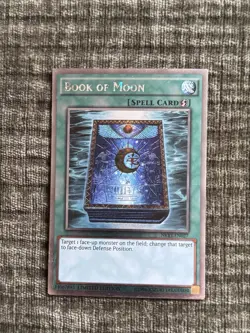 Yugioh Book Of Moon Platinum Rare NKRT-EN027 Limited Edition LP - Image 1