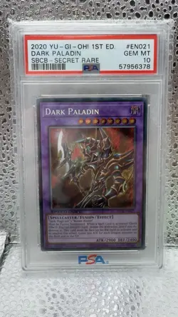 2020 YU-GI-OH! SPEED DUEL: BATTLE CITY BOX #EN021 DARK PALADIN PSA 10 - Image 1