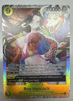 2025 One Piece Boa Hancock SR OP14-112 The Azure Sea's Seven Super Rare Full Art - Image 1
