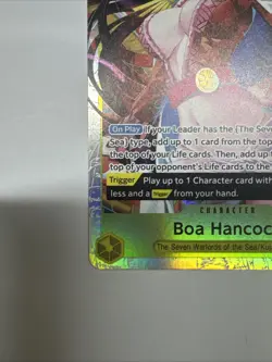 2025 One Piece Boa Hancock SR OP14-112 The Azure Sea's Seven Super Rare Full Art - Image 4