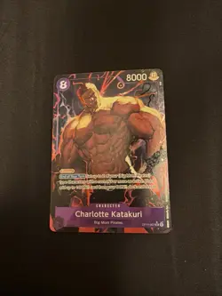 Charlotte Katakuri (067) (Alternate Art) OP11-067 A Fist of Divine Speed Foil - Image 1