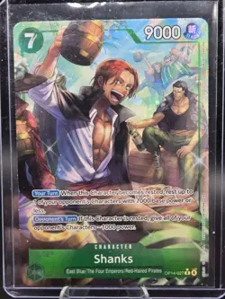 Shanks (Alternate Alt Art) OP14-027 R THE AZURE SEA'S SEVEN English - Image 1