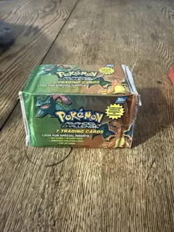 Topps Pokemon Advanced Challenge Single Pack- 7 Trading Cards FACTORY SEALED! - Image 4
