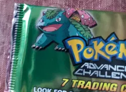 Topps Pokemon Advanced Challenge Single Pack- 7 Trading Cards FACTORY SEALED! - Image 5