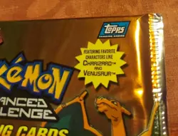 Topps Pokemon Advanced Challenge Single Pack- 7 Trading Cards FACTORY SEALED! - Image 5
