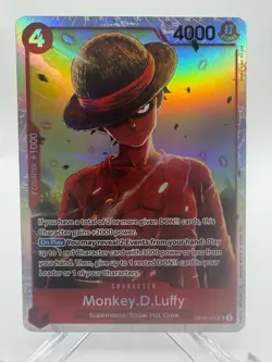 Monkey D. Luffy OP12-015 SR Legacy of the Master - ONE PIECE Card Game ENGLISH - Image 1
