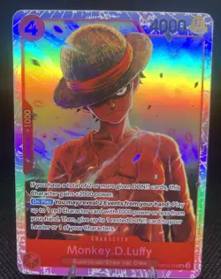 One Piece Monkey D. Luffy Card Game OP12-015 SR Legacy of the Master - Image 1
