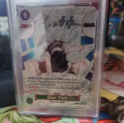 Gear Two (Alternate Art) OP11-080 A Fist of Divine Speed Foil PSA 10 - Image 4