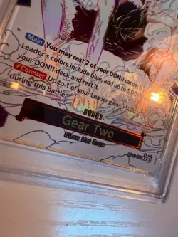 Gear Two (Alternate Art) OP11-080 A Fist of Divine Speed Foil (ENG) PSA 10 - Image 4