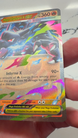 Mega Charizard X ex 013/094 Phantasmal Flames Holo Double Rare Pokemon TCG NM - Image 2
