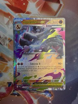 Mega Charizard X ex 013/094 Phantasmal Flames Double Rare Holo Pokemon TCG NM/M - Image 1