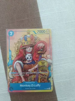 Monkey D. Luffy P-043 (2nd Anniversary Stamped Promo) English One Piece nonfoil - Image 1