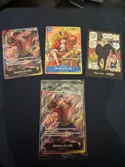 Sealed Promo Monkey D Luffy 2nd Anniversary Stamped P-043 One Piece Card - Image 1