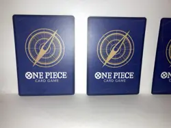 Monkey D Luffy P-043 2nd Anniversary Stamped Promo One Piece English X3 LP-NM - Image 4