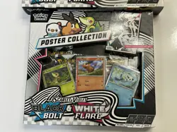 Pokemon TCG Black Bolt & White Flare Victini Illustration/Poster Collections NEW - Image 2
