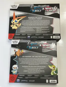 Pokemon TCG Black Bolt & White Flare Victini Illustration/Poster Collections NEW - Image 3