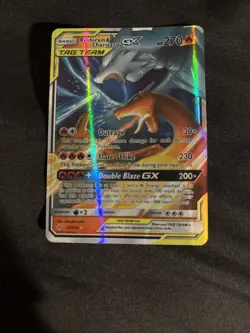 Pokemon TCG Reshiram Charizard Tag Team GX Unbroken Bonds Holo Ultra Card 20/214 - Image 1