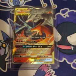Pokemon TCG Reshiram Charizard GX Tag Team Card 20/214 Unbroken Bonds NM - Image 1