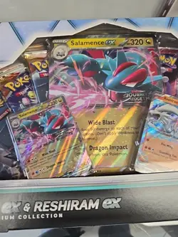 3x Pokemon Salamence ex and Reshiram ex Premium Collection Box Sealed (3 Boxes) - Image 3