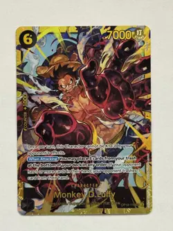 OP10-118 Monkey.D.Luffy SEC - One Piece TCG English Card Near-Mint Secret Rare - Image 1