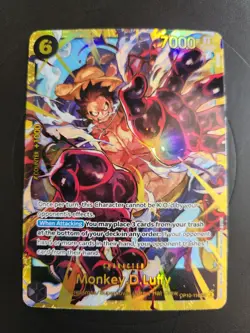 OP10-118 Monkey.D.Luffy SEC - One Piece TCG English Card Near-Mint Secret Rare - Image 1