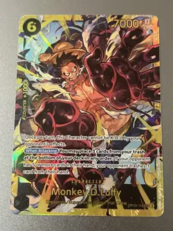 OP10-118 Monkey.D.Luffy SEC - One Piece TCG English Card Near-Mint Secret Rare - Image 1