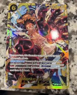 OP10-118 Monkey.D.Luffy SEC - One Piece TCG English Card Near-Mint Secret Rare - Image 1