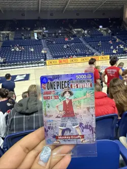 One Piece CCG Monkey.D.Luffy College Basketball Trading Card Brand New - Image 1