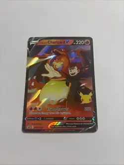 Pokemon TCG Lance's Charizard v SWSH133 Celebrations Black Star Promo Holo NM/M - Image 1