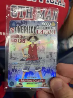 One Piece CCG Monkey.D.Luffy BVB x One Piece Match Day '26 Promo Card Sealed - Image 1