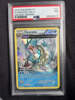 Gyarados 21/98 Ancient Origins XY Holo Rare Pokemon TCG Card HP - Image 1