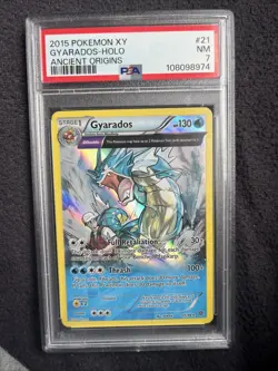 Gyarados 21/98 Ancient Origins XY Holo Rare Pokemon TCG Card HP - Image 2