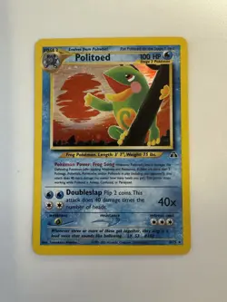 Politoed Holo Neo Discovery 8/75 - LP - WOTC Pokemon Card - Image 1