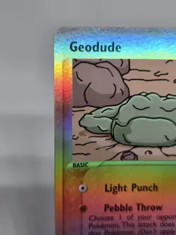 Pokemon TCG Geodude 55/97 EX Dragon Reverse Holo Vintage Card WOTC EX Series! - Image 2