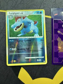 Pokemon Card Feraligatr 8/123 Rare Reverse Holo Diamond & Pearl 065💎NM LP +💎 - Image 1