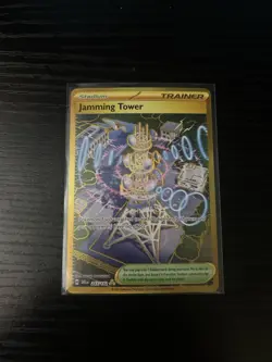 Pokemon TCG Trainer Jamming Tower Card 243/182 Destined Rivals - Image 1