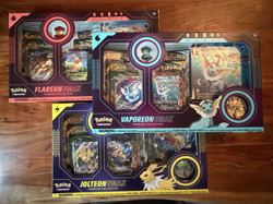 Pokemon Eeveelution VMAX Premium Collection Box Set x 3 Vaporeon Flareon Jolteon - Image 1