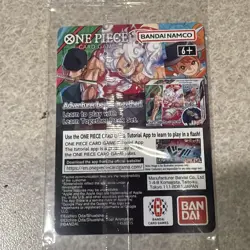 One Piece Monkey D. Luffy US College Basketball Promo Card RUTGERS - Image 2