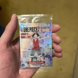 One Piece Monkey D. Luffy US Voyage College Basketball Card Rutgers 1/23 IN HAND - Image 1