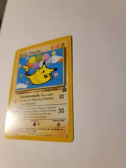 Flying Pikachu 25/53 WOTC Promo Card Near Mint to Mint + Surfing Pikachu - Image 3