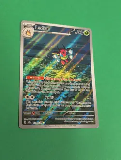 Pokemon TCG Ledian Stellar Crown Holo Illustration Rare Card 144/142 - Image 2