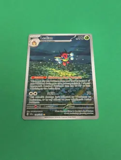 Pokemon TCG Ledian Stellar Crown Holo Illustration Rare Card 144/142 - Image 3