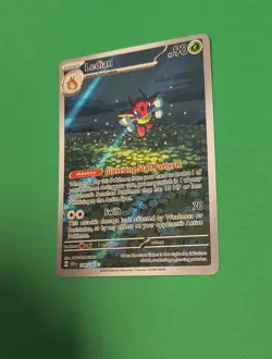 Pokemon TCG Ledian Stellar Crown Holo Illustration Rare Card 144/142 - Image 4