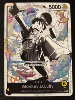 One Piece TCG - ST29-001 Alt Art Leader Card - Monkey.D.Luffy #1 - Image 1