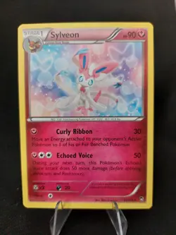 Sylveon 72/111 - Furious Fists Regular Rare Non-Holo Pokemon TCG Card - LP - Image 1