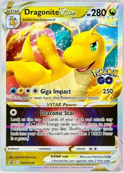 NM Dragonite VSTAR SWSH236: Sword & Shield Promo Cards Holo - Image 1