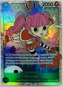 One Piece Card Game Perona OP12-034 SR Art English Edition - Image 1