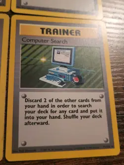 Pokemon Base Set Rare Trainer Lot Computer Search Item Finder Lass Lp MP 6 Cards - Image 5