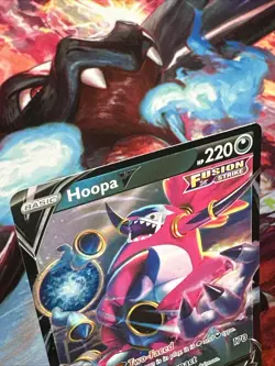 Pokemon TCG Hoopa V SWSH176 Black Star Promo Fusion Strike Card - Image 2